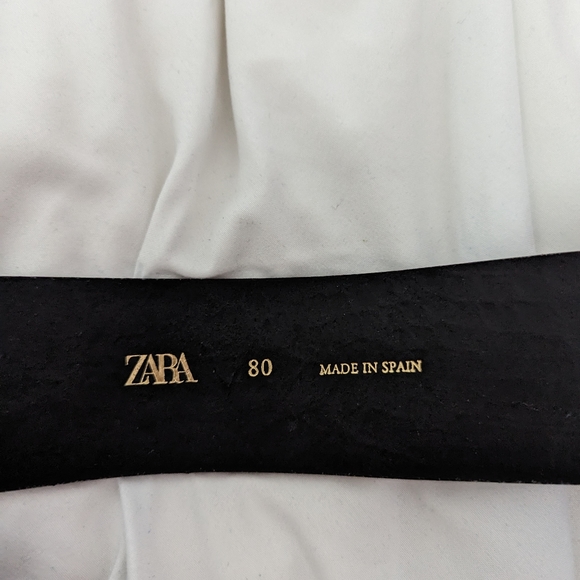 COPY - Zara Leather Belt Size 80 - Picture 2 of 2